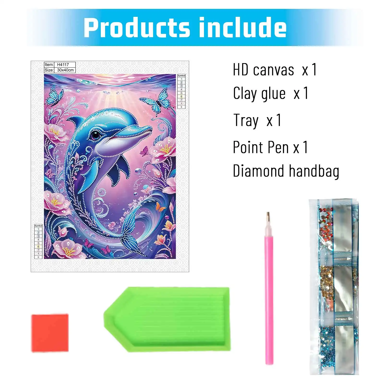 Special Shape Diamond Art Painting Kits for Beginner Adult,Ocean Theme DIY Crystal Rhinestone Diamond for Home Wall Decor Gift - view 5