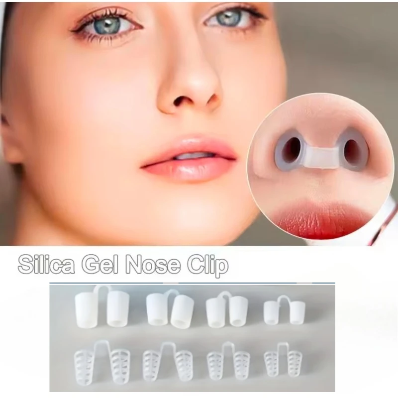 

Adjustable anti-snoring nose clip, multi-size selection can be worn , and can be cleaned by rinsing with water.