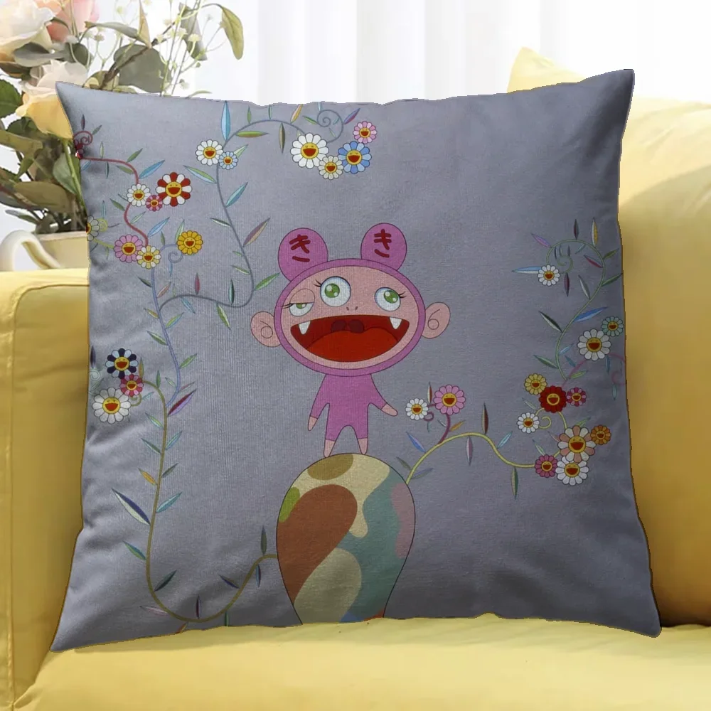 Luxury Cushion Cover 45x45 Cushions Covers T-Takashi M-Murakami Home Decoration Decorative Pillow Cover for Living Room Cushions