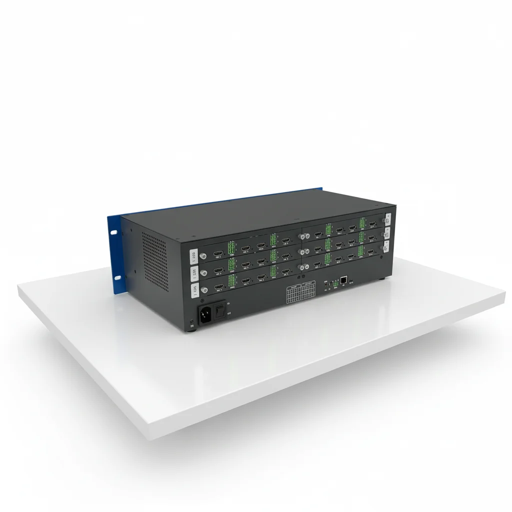 4K Seamless Switcher - 12 In/Out, 600MHz Pixel Clock, Clear Display for Conferences