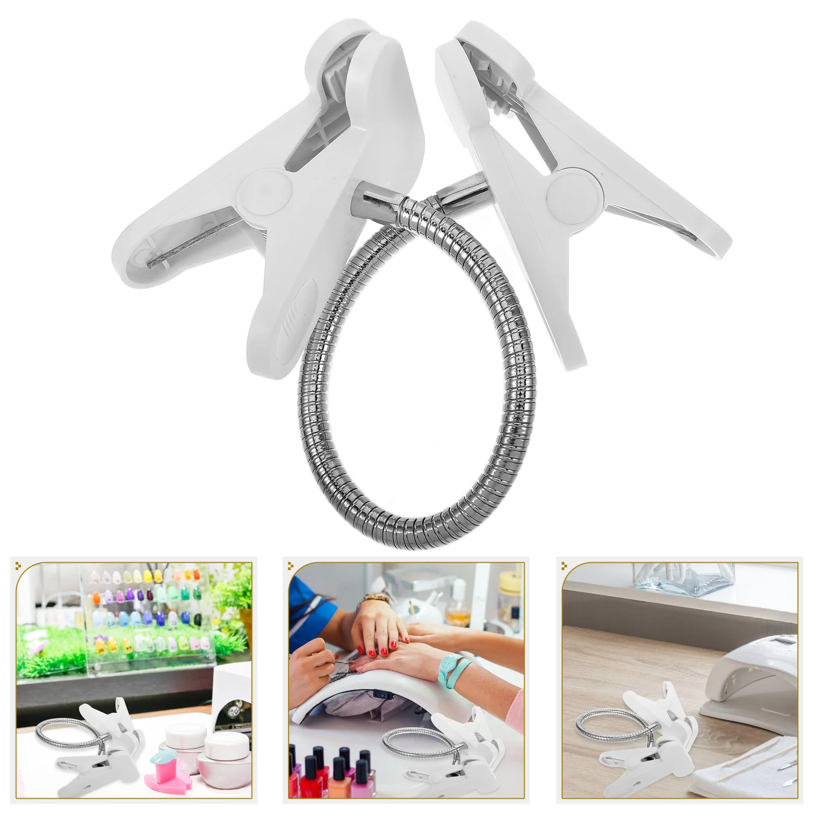 

Hand Clip Versatile Durable Art Tool Easy Use For Beginners Creative Manicure Supplies Fixing Clips Nail Art Practice