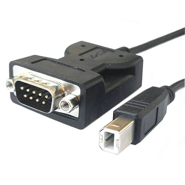 Кабель-переходник USB-COM (RS232), чип Prolific, USB-A - DB9M, 1.2 м