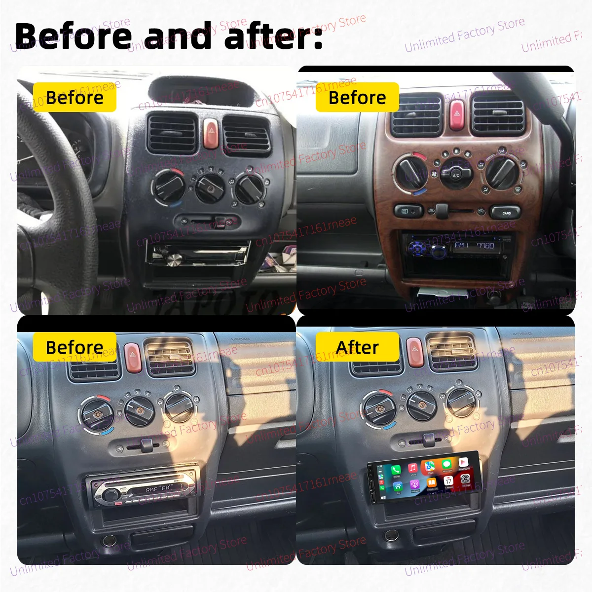 For Suzuki Wagon R+ 2001-2006 6.86