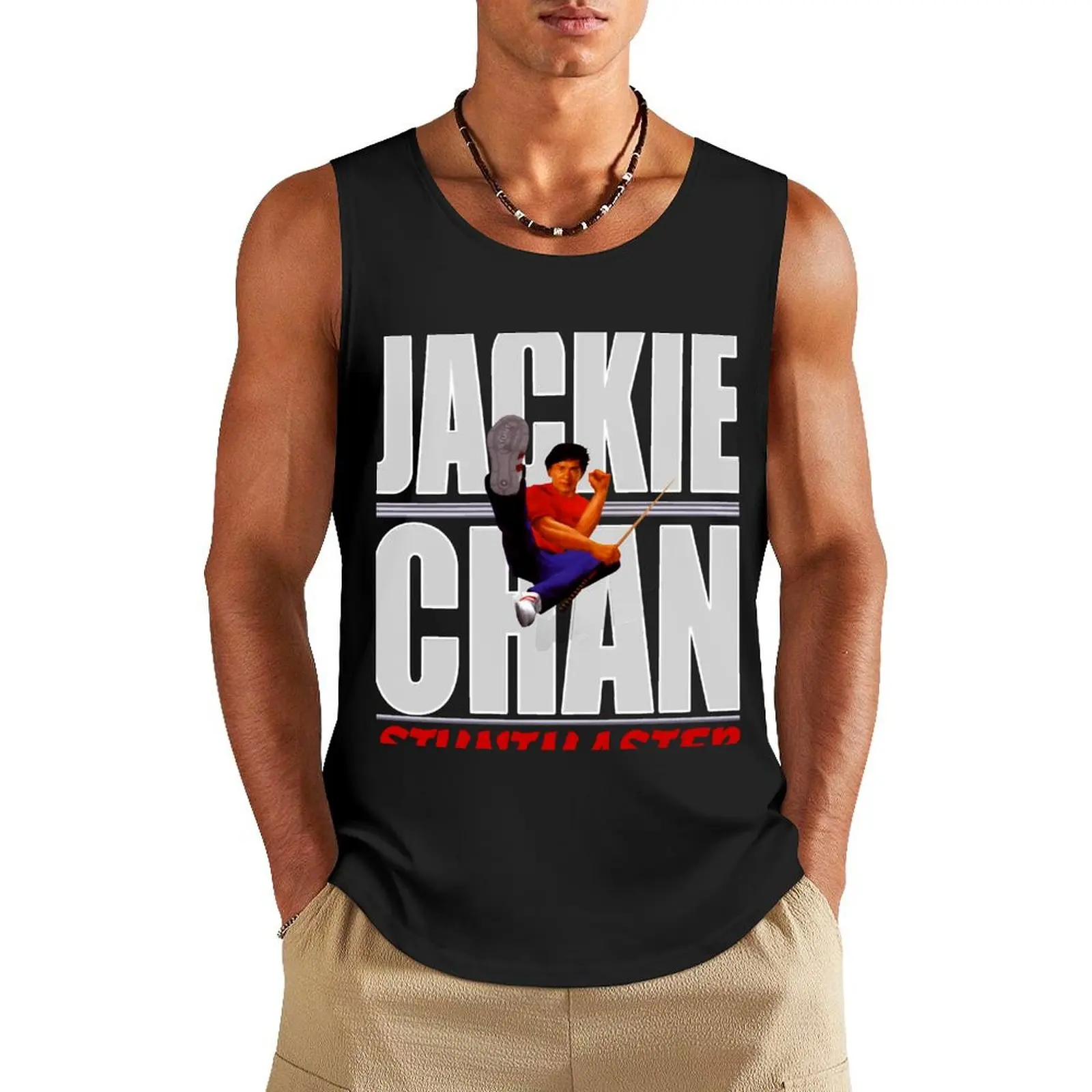 Мужская майка без рукавов, Джеки Чан