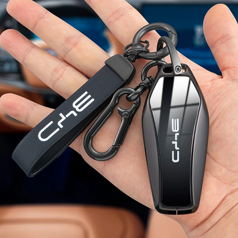 Cubierta de llave de coche, funda de Control remoto inteligente, Keychian para BYD Qin plusmi Han EVDM Yuan Pro Tang DMI Song MAX Dolphin Seagull