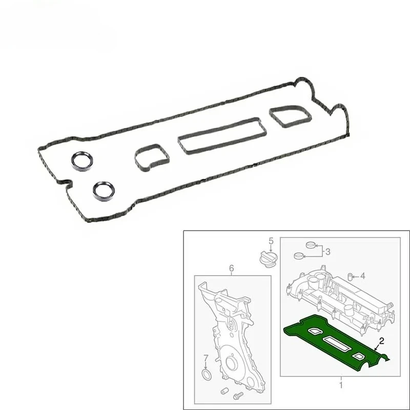 BB5E6K260AB Ventildeckeldichtung für Ford Focus ST Mustang Escape Edge Fusion 2.0L 2.3L EcoBoost BB5Z6584A 5152332 – Detail 5
