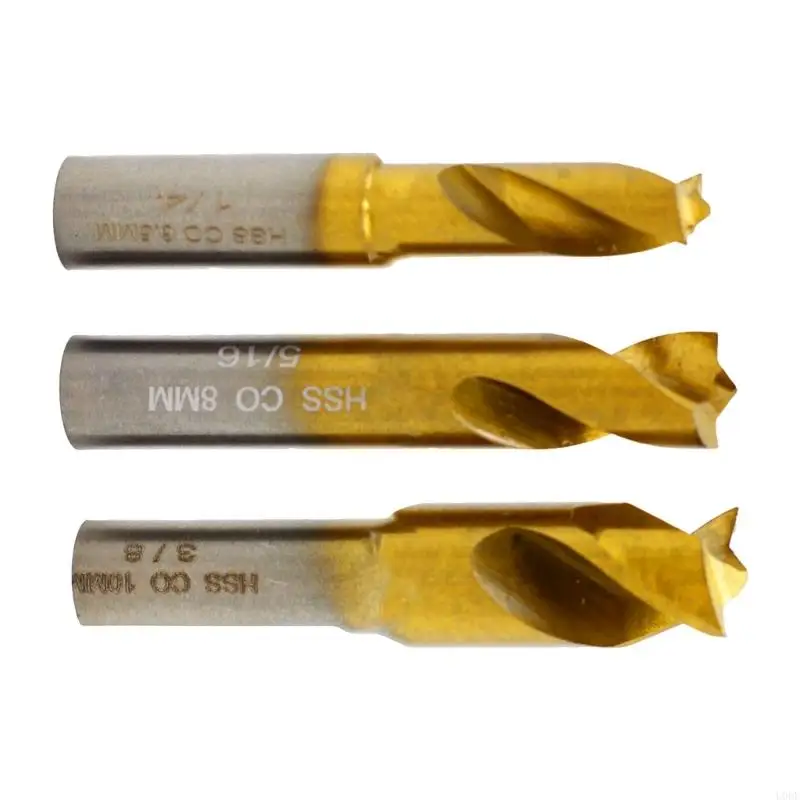 U0DF 3PCS Point soudage Bit forage Bit forage Bit forage