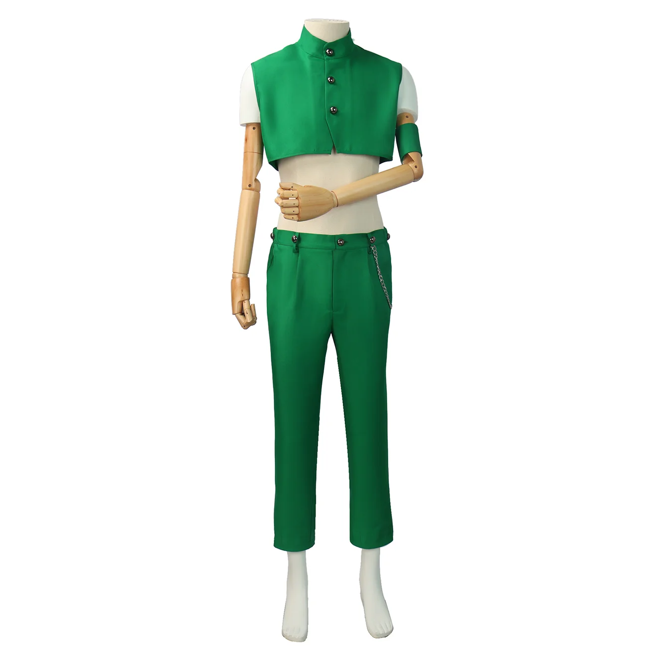 Anime Meliodas Cosplay Costume Party Uniform Full Set Male Green Outfits Halloween Role Play