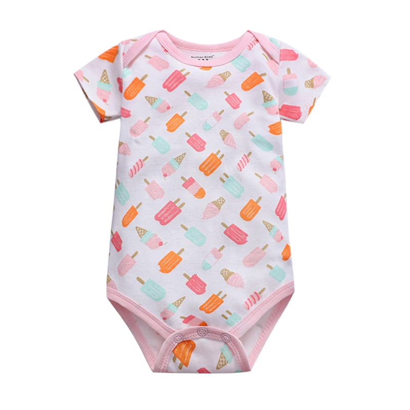 wholesale Newborn Bodysuit Baby Clothes Cotton Body Baby Short Sleeve Underwear Infant Boys Girls Clothing Baby\'s Sets