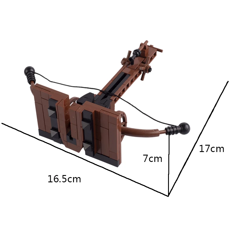 Brickpanda Medieval Scene Snow Sentry Siege Watchtower with Ballista Building Blocks 8
