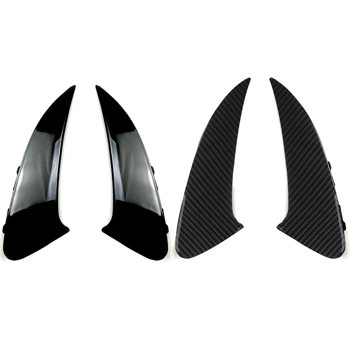 2x Car Rear Bumper Spoiler Side Wing Canard For Mercedes For Benz CLA Class Sport C118 CLA200 CLA220 CLA250 CLA45 for AMG 2020+