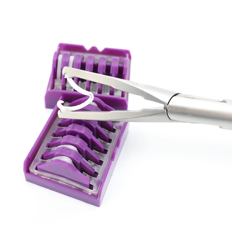 Disposable Medical Polymer Ligation Clip Disposable Oral Surgery Hemostatic Clip Hemolok Clips Dental Surgery Assistance Tools