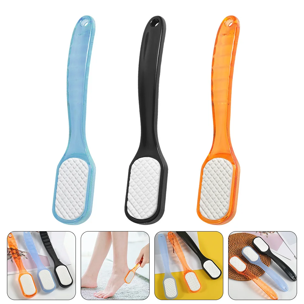 

3Pcs U-Shaped Foot Callus Remover Dual-Sided Foot Care File Handheld Pedicure Trimmer for Tough Heel Dry Skin Smooth Baby-Soft