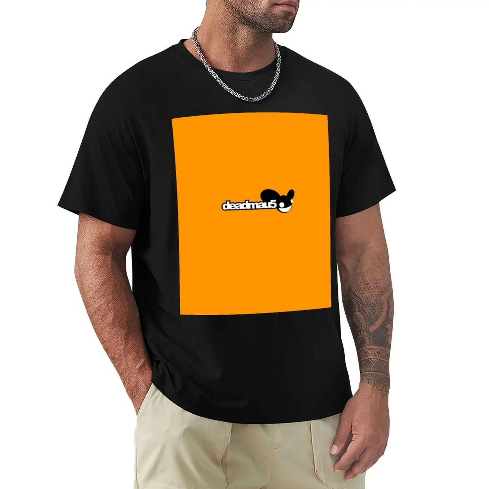 Camiseta Deadmau5 de corte relajado, informal, de manga corta