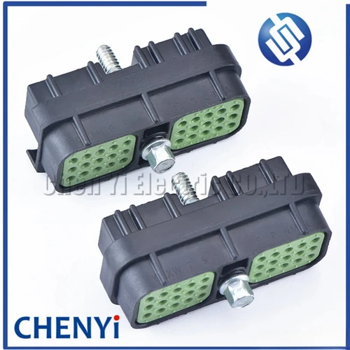 Imagen 2 del producto Conector automático impermeable de 30 pines para maquinaria de perforación petrolera con pines para ECU ECM, conector Metri-Pack 150