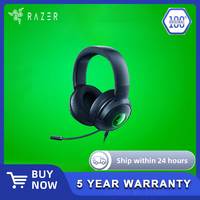 Razer Hydra V3 X Headset for 7.1 Surround Sound Computer Gaming - RGB Lighting - USB Wired Earphone