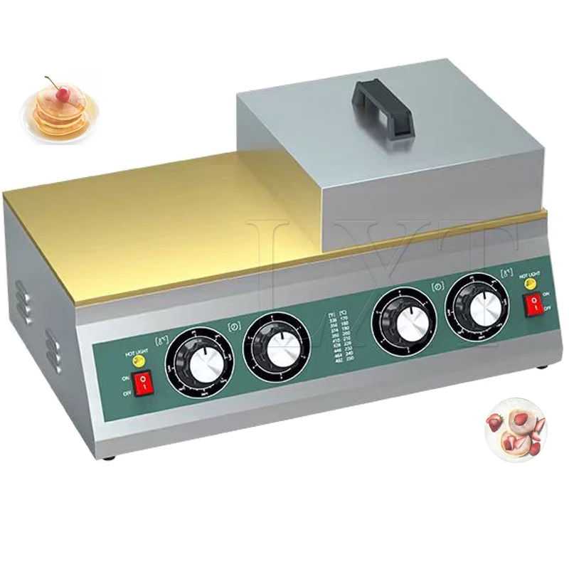 

Double Headed Electric Souffle Machine Commercial Souffle Pancake Maker 2600W 220V