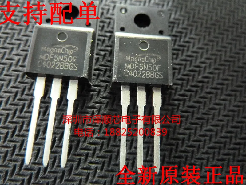 30pcs original new MDF5N50F MAGNACHIP TO-220F field-effect transistor