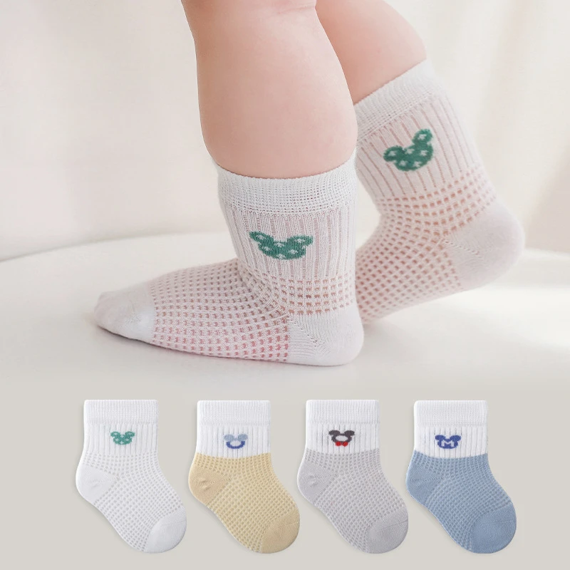 

Summer New Baby Sock Thin Mesh Breathable Newborn Baby Socks Boneless Loose Mouth Cotton Sock Girls Sock Boys Socks