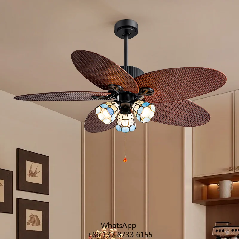 Black Luxury Indoor ABS Living Room Bedroom Minimalist Stylish Zipper Ceiling Fan Electric Metal Mechanical Hotel Household