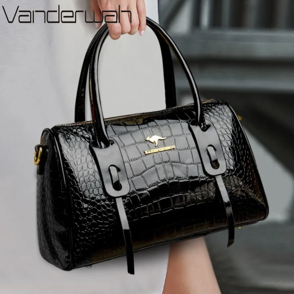 

2025 New Patent Leather Women Bag Handbag Fashion Shoulder Tote Bag Crossbody High Quality Daily Commuter Bag Women Sac A Main