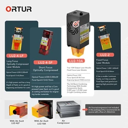 Ortur Laser Head Module 10W Laser Engraving and 30mm Acrylic/20mm Plywood Cutting Machine Accessories for Engraver/Cutter Tools