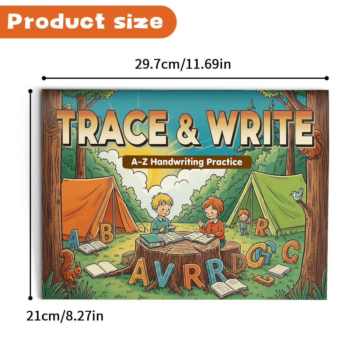 Trace and Write Alphabet Handwriting Practice Book for Kids A to Z Letter Tracing Workbook Fun Educational Activity to Improve