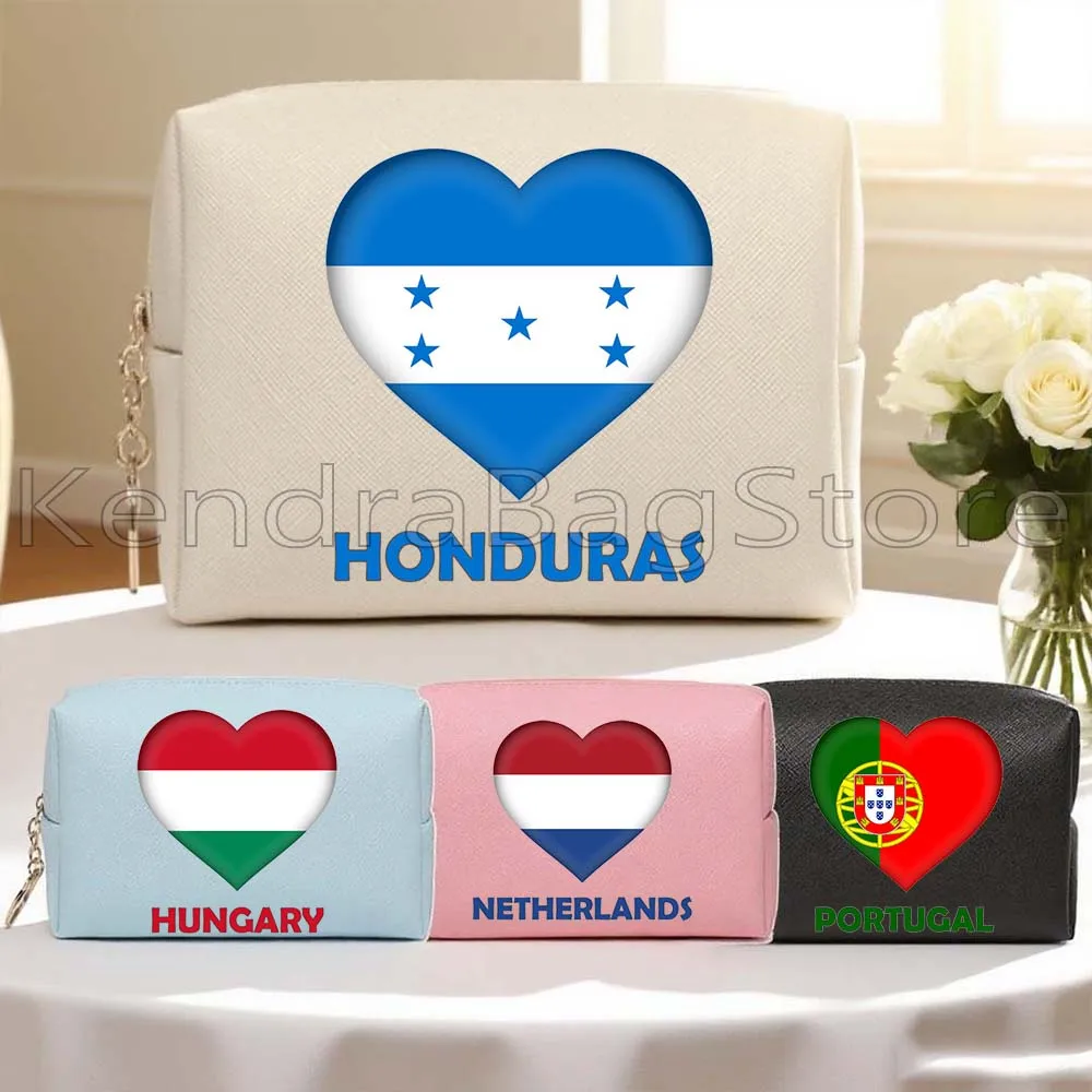 cuba-dominica-honduras-hungria-polonia-portugal-chile-coracao-bandeira-saco-de-cosmeticos-de-couro-do-plutonio-feminino-caso-de-maquiagem-saco-de-armazenamento-a-prova-dwaterproof-agua