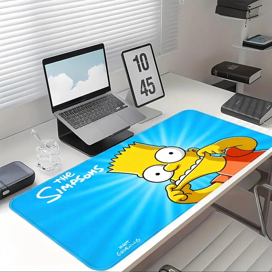 Waterproof Mouse Pad office Pad Computer Laptop Pad Game Console Pad Desk accessories Keyboard Mouse Pad Cartoon S-simpsons Bart