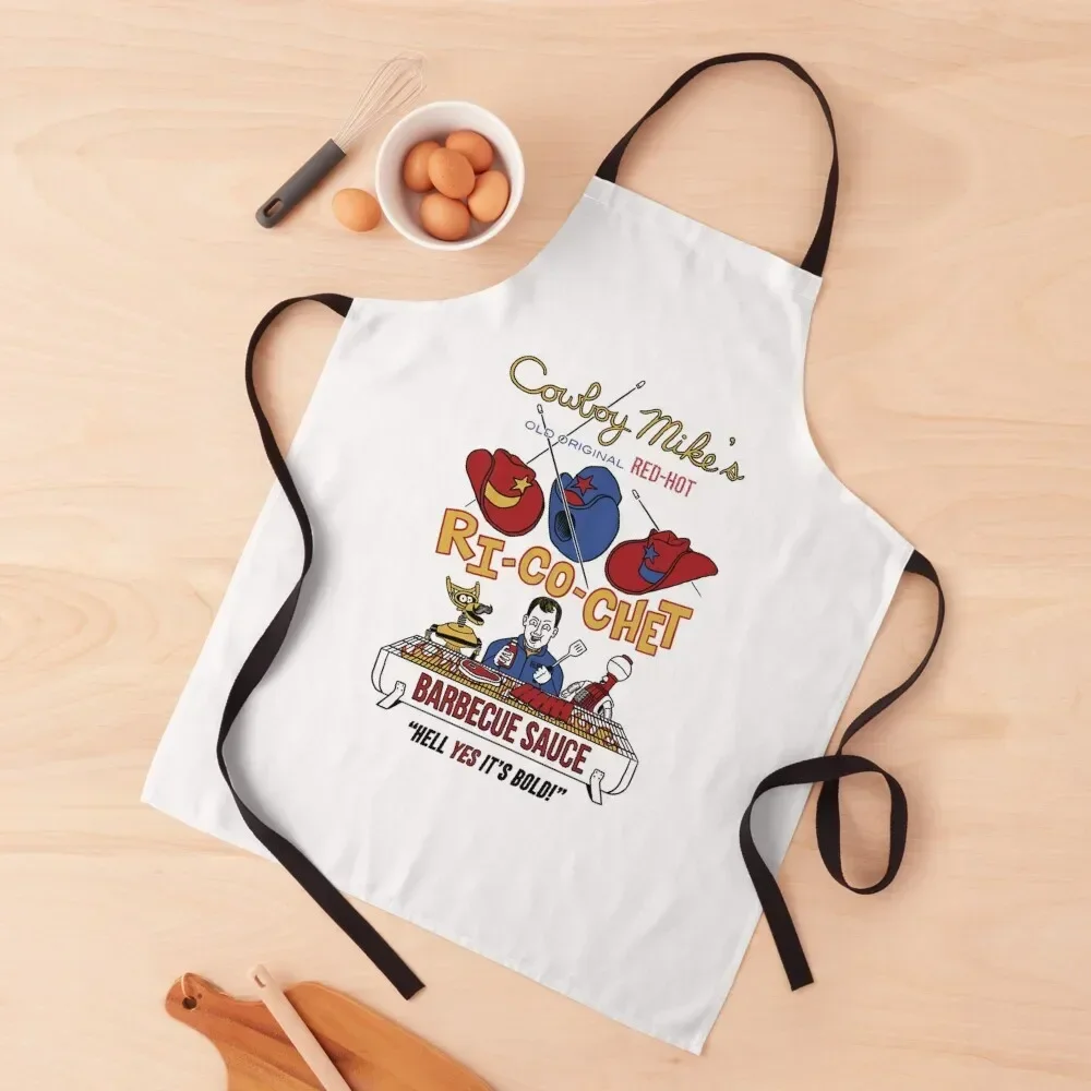 

COWBOY MIKE_S BBQ SAUCE Apron christmas kitchen cloths Things For Home And Kitchen Restaurant Kitchen Equipment Apron