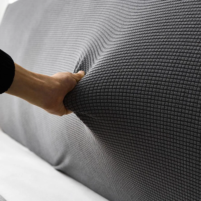 Solid Thicken Bed Head Cover Elastic All-inclusive Headboard Cover Bed Head Back Protection Universal Bed Backrest Dust Cover