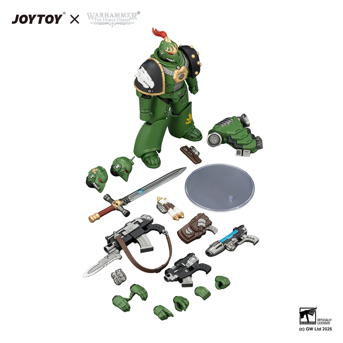 [Pre Order]JOYTOY Warhammer 40K 1/18 Action Figures Salamanders MK III MKVI Tactical Legionary Figures Toys Collection Model view 6
