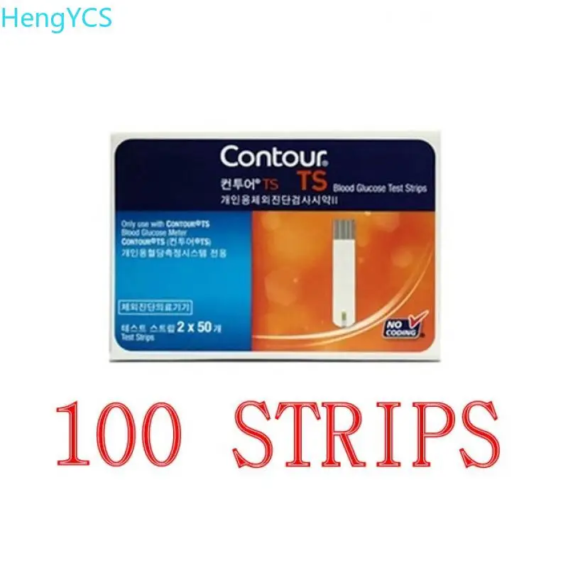 Bandelettes de test de glycémie Contour Ts 100 pièces (Exp:Dernier)
