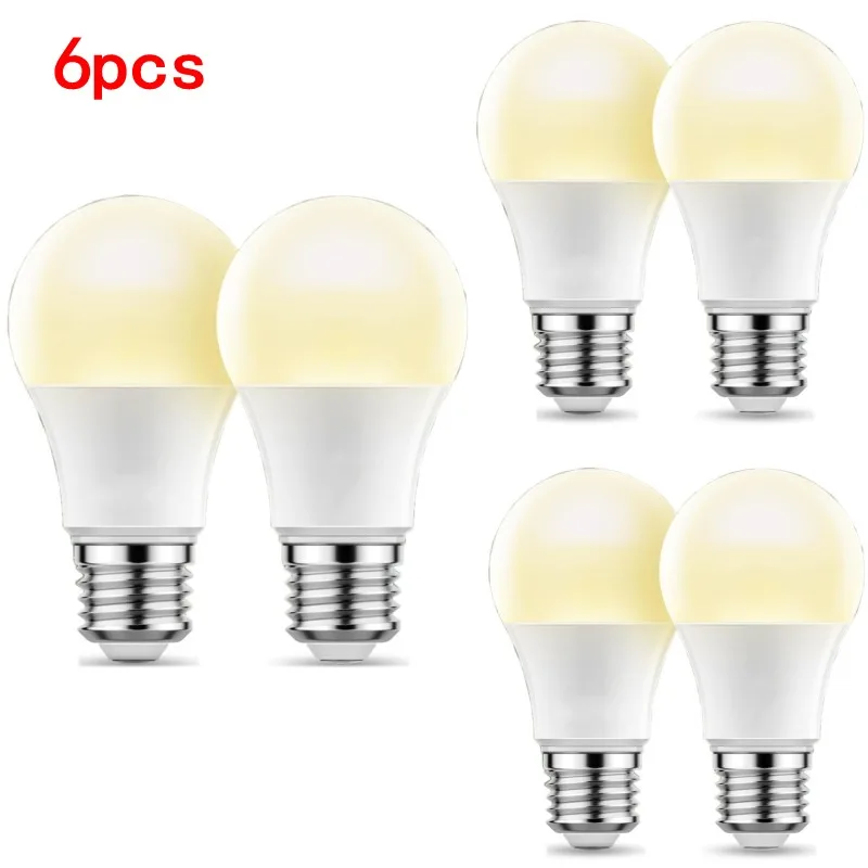 2/4/6pcs 11W Led Grow Light Full Spectrum A19 Grow Light Bulb E27 Plant Lamp for Greenhouse Hydroponic Indoor Plant Flowers Seed