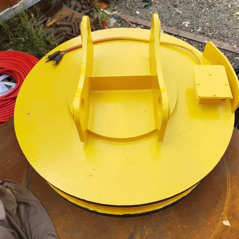 Hydraulic Electromagnet Lifting Magnet Truck & Crane Compatible Circular Lifting Magnet 1.2m Hydraulic Magnetic Chuck Hot Sale