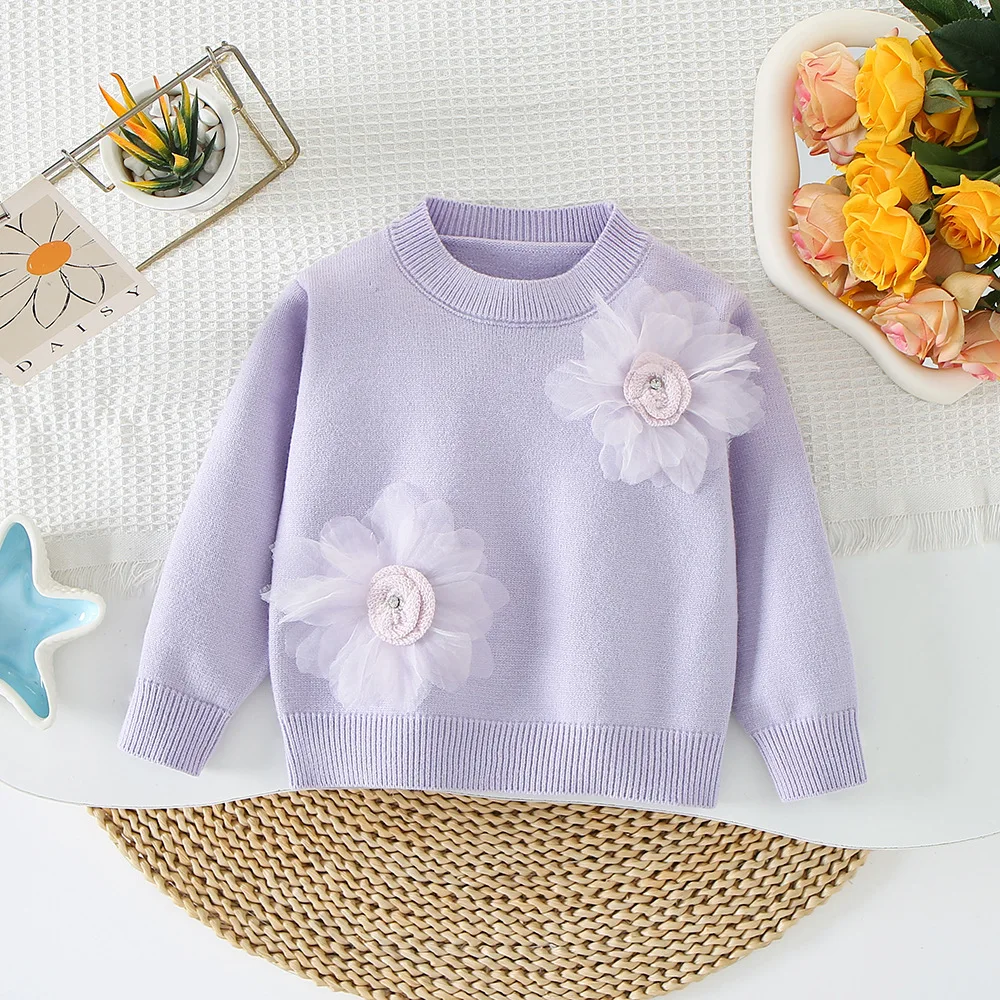Winter Knitwear Kids Clothes, Sweet Sweater Toddler Boy Girl, Baby Clothes Essential Cozy