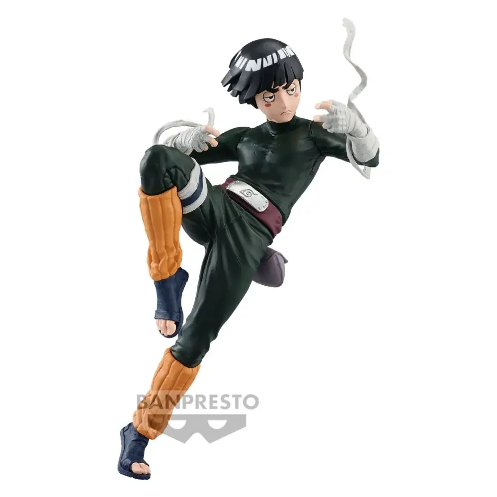 Original BANDAI Banpresto BFC NARUTO Rock Lee PVC Anime Figures Action Figure Model Toys Christmas Gifts