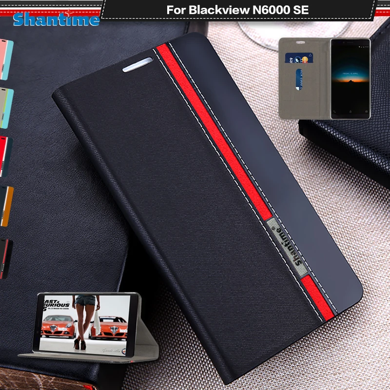 Luxury PU Leather Case For Blackview N6000 SE Flip Case For Blackview N6000 SE Phone Case Soft TPU Silicone Back Cover