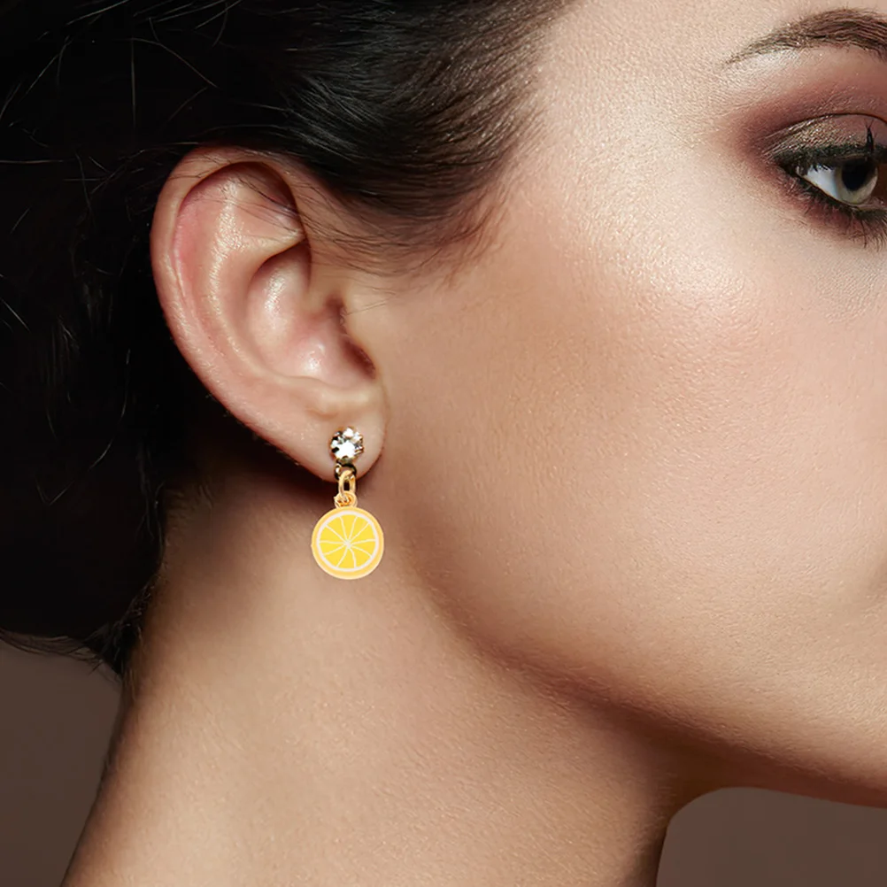 100 Uds. De abalorios de cuentas de frutas de arcilla polimérica, duraderos, sin deformar, DIY, fabricación de joyas, pulseras, collares, accesorios, espaciador de alimentos artesanal