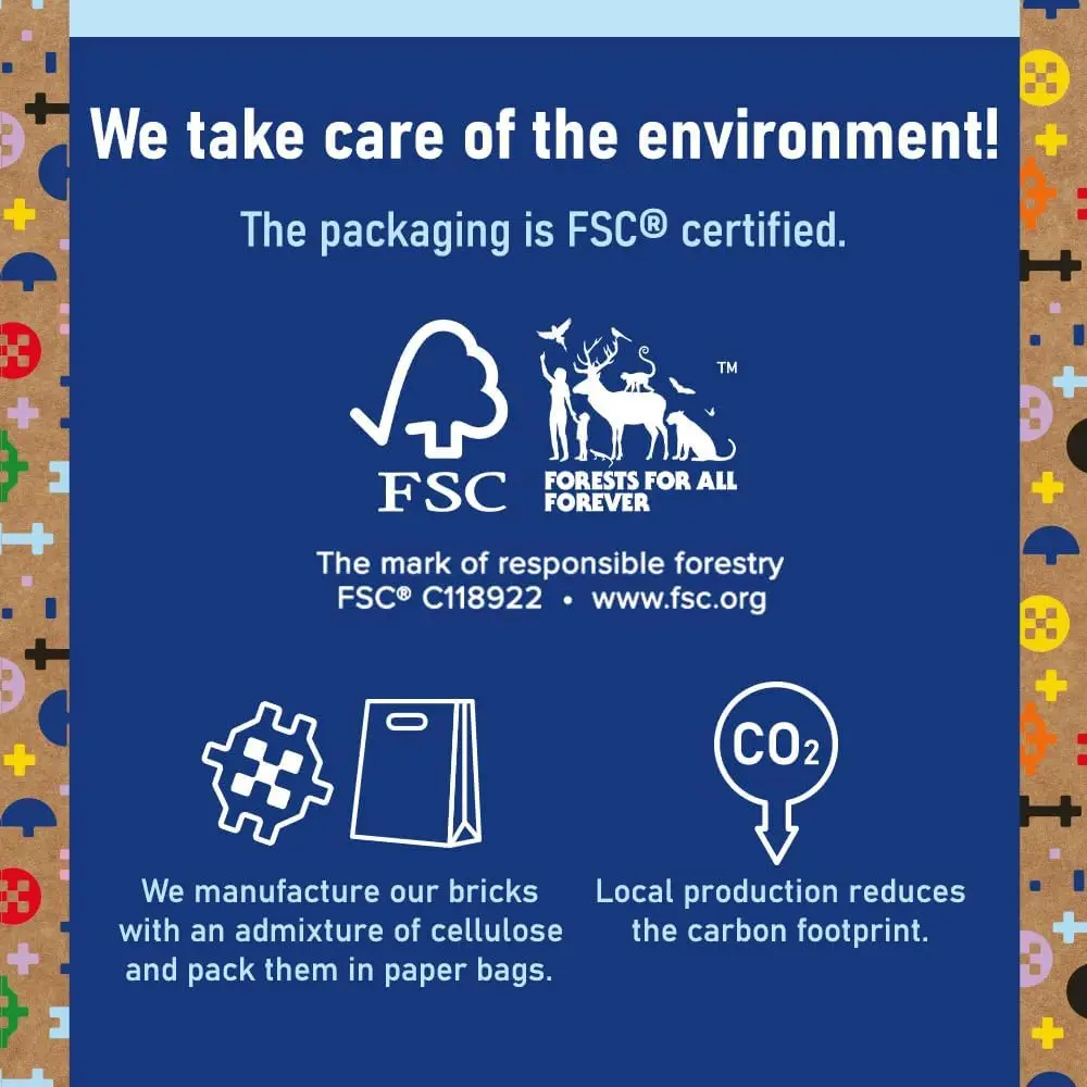 Connect: Basic Girl Brick Set – 70 Ziegelsteine in verschiedenen Formen, kreatives Spielzeug für Erwachsene und Kinder ab 4 Jahren