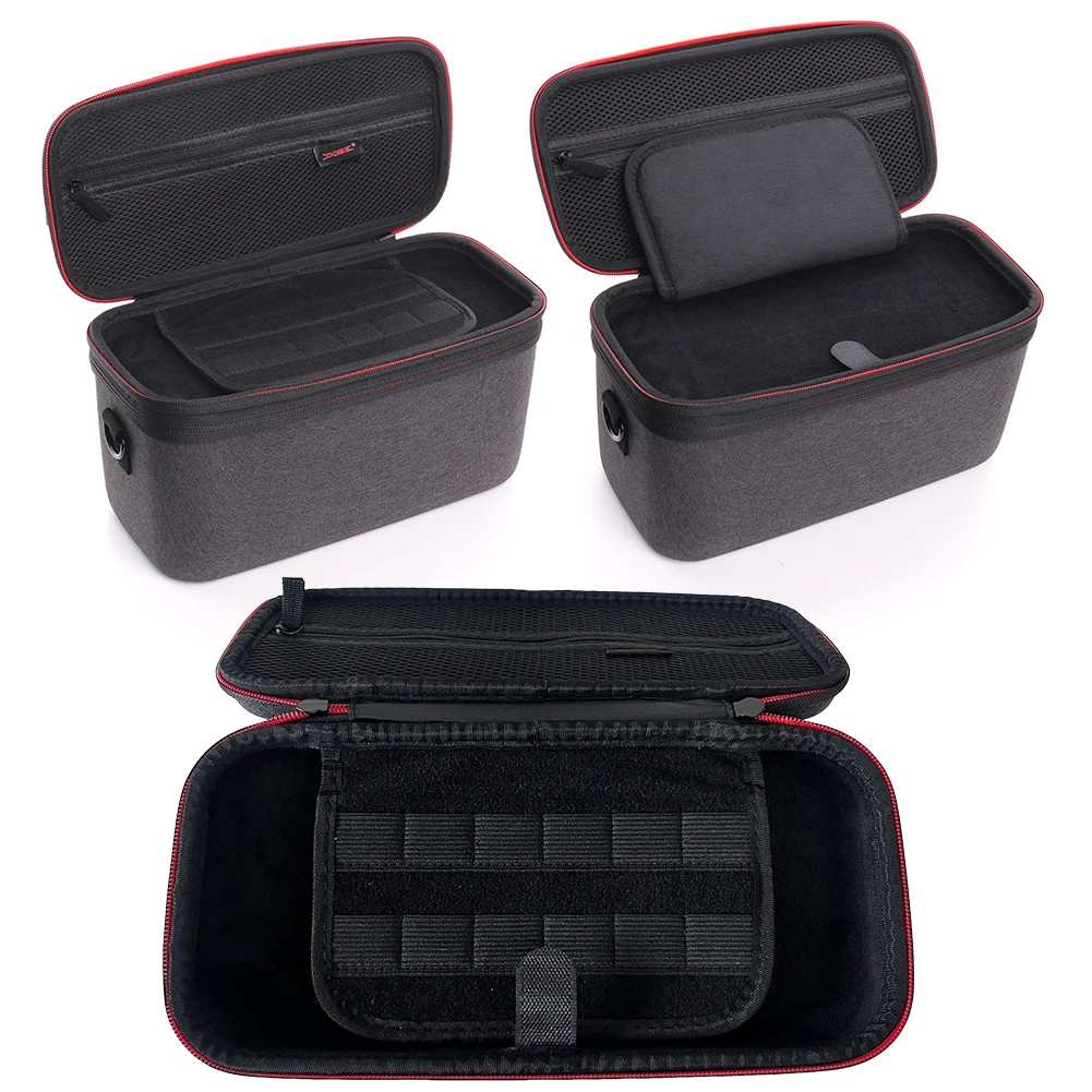 

EVA Hard Carrying Case for Switch 2 Portable Storage Bag Shockproof Travel Carry Case Large With Shoulder Strap & Game Card Box