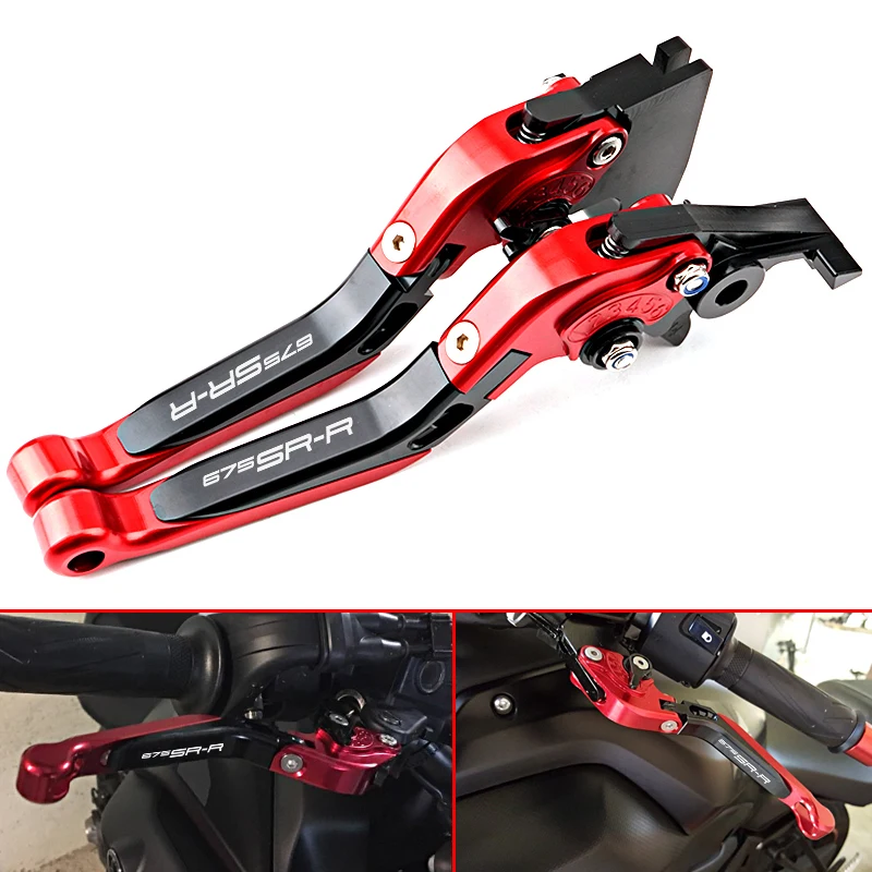 

For CFMOTO CF 675SR 675sr-r 675 SR-R 2024+ Accessories Motorcycle Clutch Lever Brake Lever Set Adjustable Folding Handle Levers