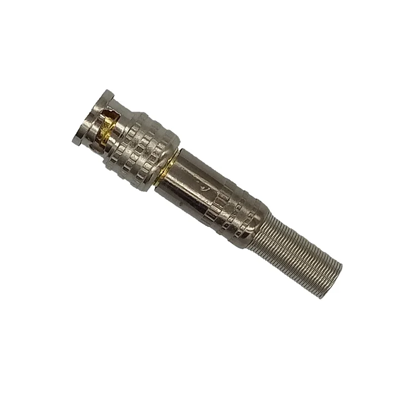ESCAM 20pcs Gold BNC Male Video Plug Coupler Connector to Screw for RG59 Cable Adapter CCTV Camera System Accessories