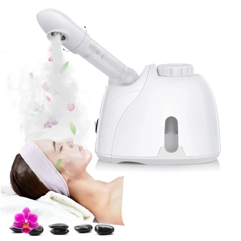 

2022 New Face Steamer Facial Mist Sprayer Anti-aging Wrinkle Mister Spray Warm Mist Humidifier For Face SPA Moisturizing Beauty