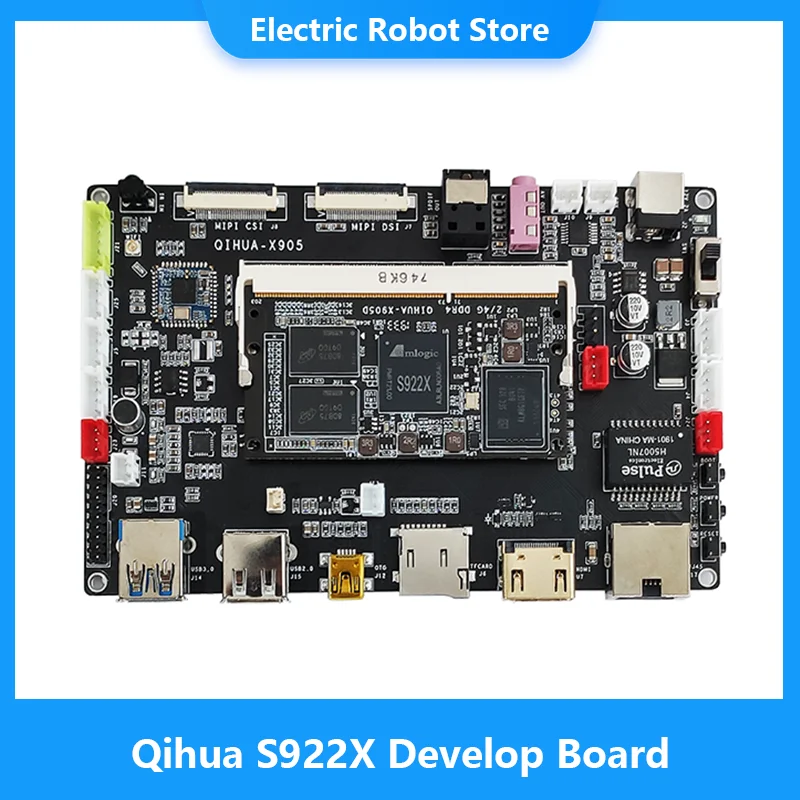 

Crystal Morning S922X development board, amlogic six-core A73, Android 9, 1.8G main frequency, Linux+QT5, DDR4