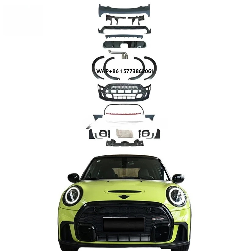 

Body Kit for 2014+ Mini Cooper F55 F56 F57 Upgrade JCW Body Kits 2023 F56 JCW Front Bumper Rear Car Bumper