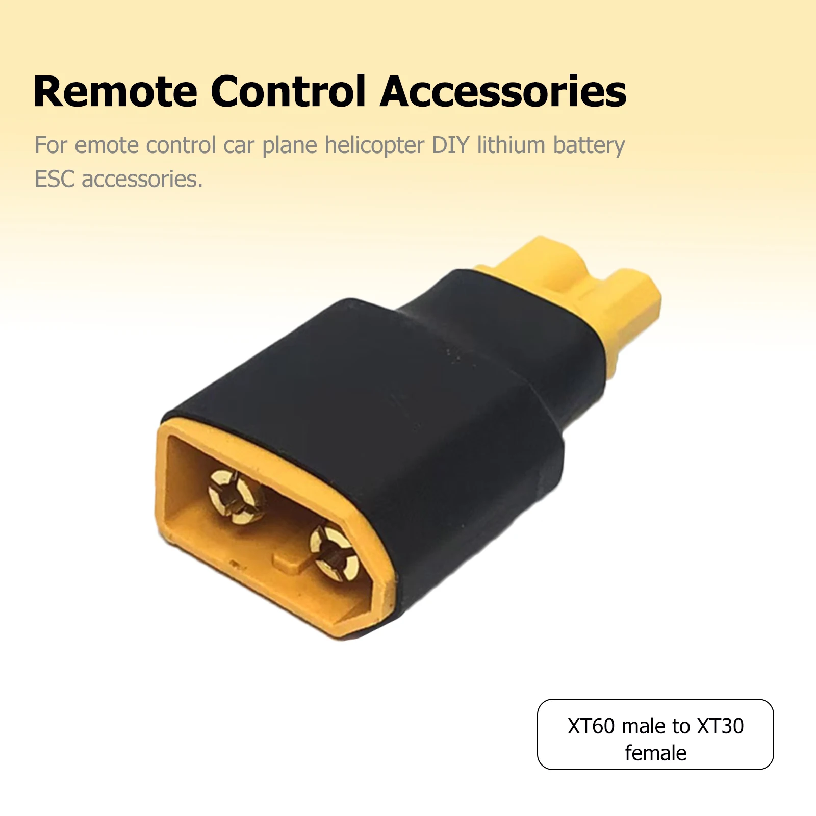 Plastic Parallel Converter Connector DIY Accessories XT60 To XT30 Parallel Connector Female Male Adapter for Lithium Battery ESC