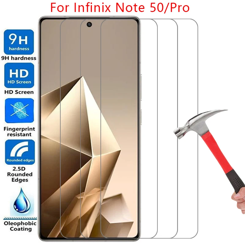 screen protector for infinix note 50 pro plus protective tempered glass infinity note50 not 50pro 4g 5g film infini infix ifinix