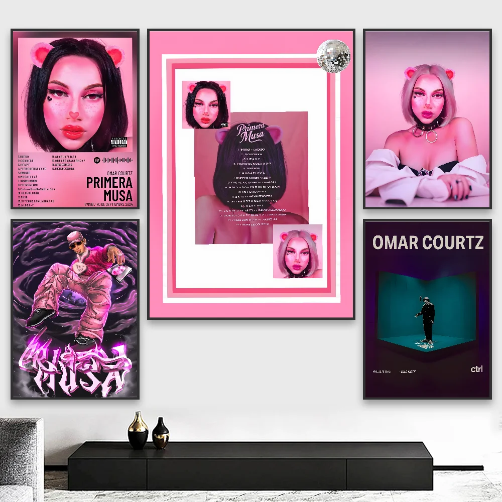 Omar Courtz PRIMERA MUSA Poster HD art sticky wall waterproof home living room bedroom bar aesthetic decoration