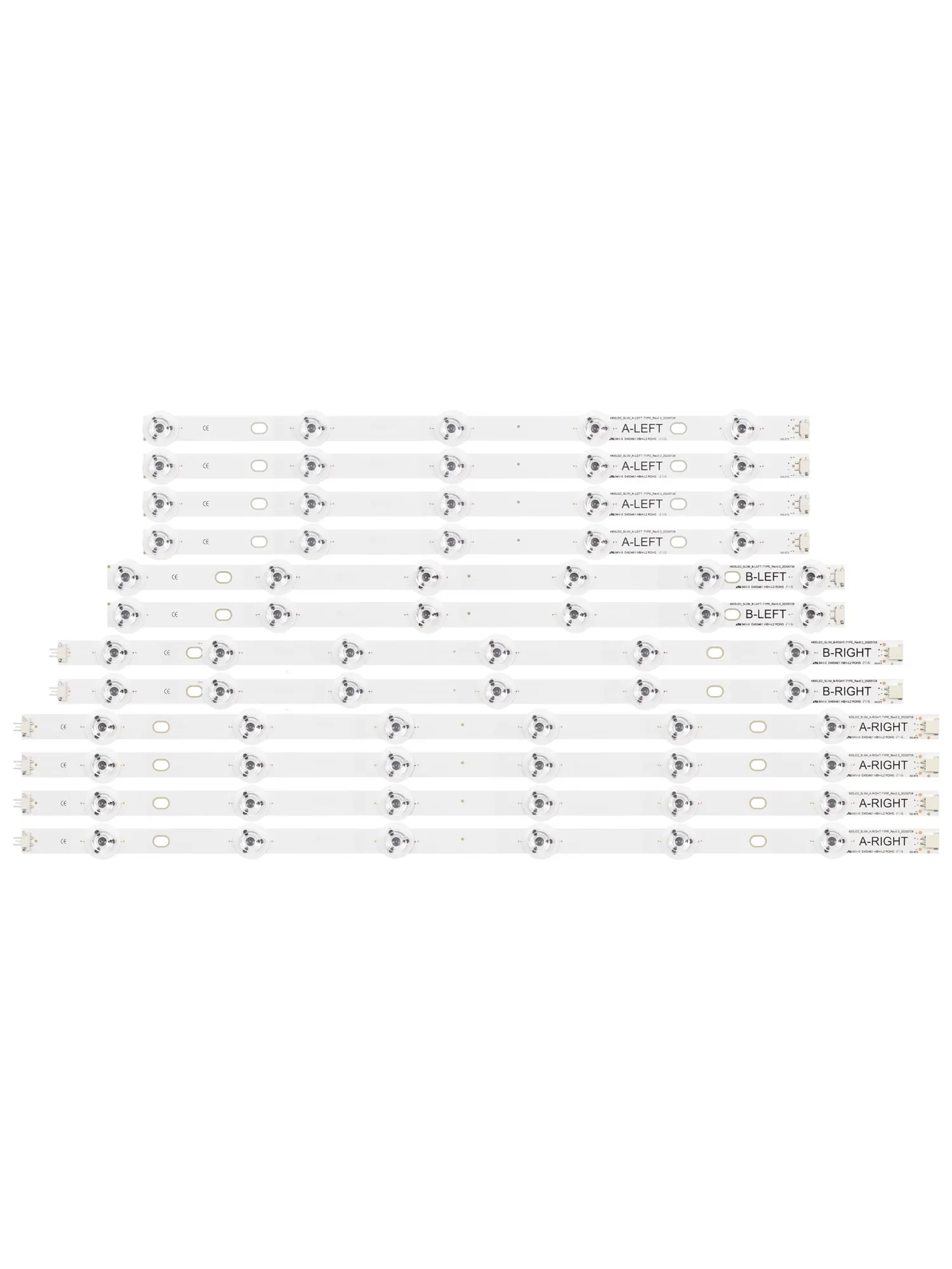 Applicable to Panasonic TX-48X400E 48S3653DB light strip 480DLED-SLIM-A/B-RIGHT-TYPE